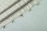 Amazing Flat-Woven Berber Moroccan Rug 5.9 FT X 9.2 FT