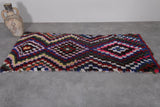 Handwoven Moroccan Rug 2.6 x 5.9 ft | Bold Geometric Design