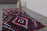 Handwoven Moroccan Rug 2.6 x 5.9 ft | Bold Geometric Design