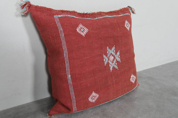Handwoven Moroccan kilim pillow – 17.7 inches x 18.8 inches