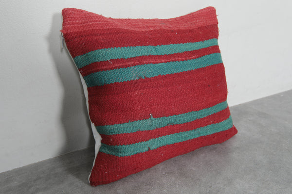 Handwoven Moroccan kilim pillow cover – 18.5 inches x 16.9 inches