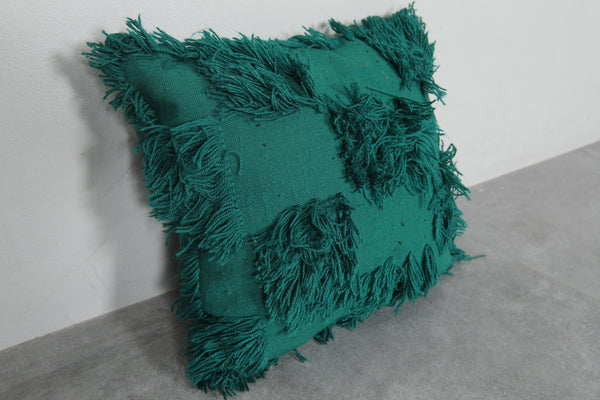 Handwoven Moroccan kilim pillow – 17.3 inches x 18.8 inches