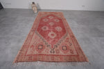 Vintage moroccan rug 4.1 FT X 8.2 FT