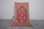 Vintage moroccan rug 4.1 FT X 8.2 FT