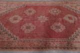 Vintage moroccan rug 4.1 FT X 8.2 FT