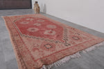 Vintage moroccan rug 4.1 FT X 8.2 FT
