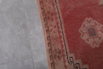 Vintage moroccan rug 4.1 FT X 8.2 FT