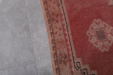 Vintage moroccan rug 4.1 FT X 8.2 FT