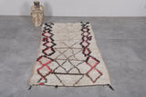 Handwoven Moroccan Rug 2.8 x 5.5 ft | Geometric Elegance