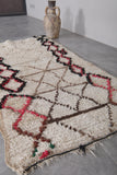 Handwoven Moroccan Rug 2.8 x 5.5 ft | Geometric Elegance