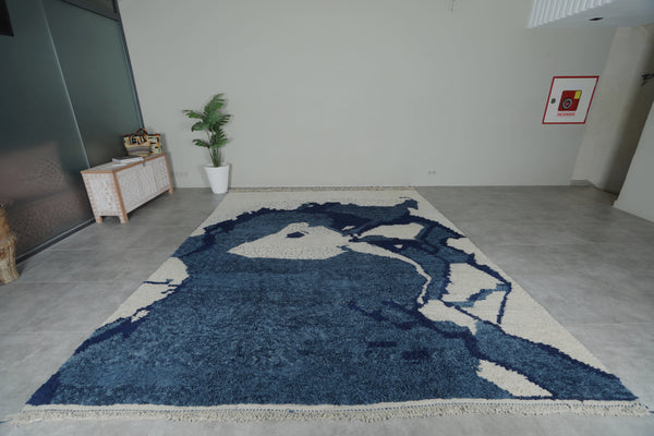 Handwoven Moroccan Rug  9.8 Feet X 12.4 Feet