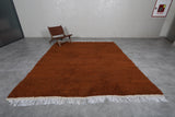 Rust-Toned Moroccan Rug 8.3 X 9.8 Feet - Handmade Wool Carpet