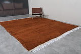 Rust-Toned Moroccan Rug 8.3 X 9.8 Feet - Handmade Wool Carpet