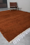 Rust-Toned Moroccan Rug 8.3 X 9.8 Feet - Handmade Wool Carpet