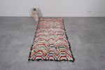 Handwoven Moroccan Rug 2.8 x 5.7 ft | Chevron Multicolor Pattern