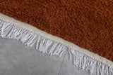 Rust-Toned Moroccan Rug 8.3 X 9.8 Feet - Handmade Wool Carpet