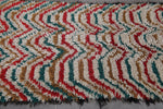 Handwoven Moroccan Rug 2.8 x 5.7 ft | Chevron Multicolor Pattern