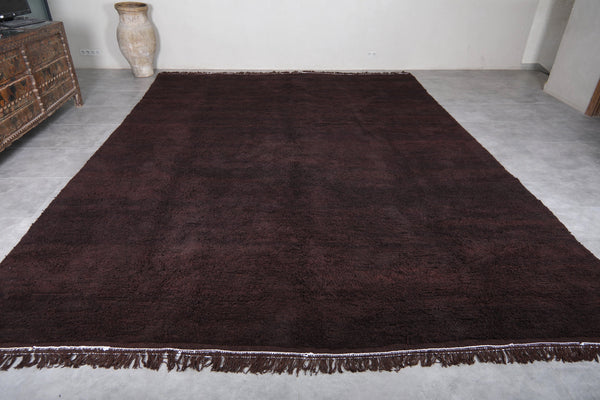 Spacious custom brown rug for luxurious interiors
