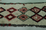 Vintage Moroccan Runner Rug – 2.3 x 5.5 FT | Handwoven Diamond Pattern