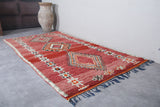 Moroccan vintage rug 5.6 X 10.4 Feet