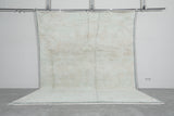 Minimalist Berber Rug 8 x 10.2 ft - Soft Neutral Tones