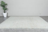 Minimalist Berber Rug 8 x 10.2 ft - Soft Neutral Tones