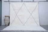 Handmade Moroccan Wool Rug - Customizable in Size