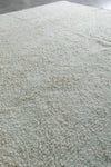 Minimalist Berber Rug 8 x 10.2 ft - Soft Neutral Tones