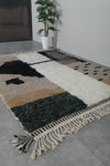 6 X 7.9 FT Moroccan Rug - Modern Abstract Design with Neutral Tones