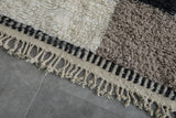 6 X 7.9 FT Moroccan Rug - Modern Abstract Design with Neutral Tones