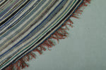 Handwoven Kilim 4.4 FT x 6.5 FT – Authentic Moroccan Wool Rug