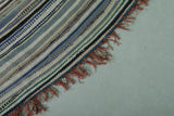 Handwoven Kilim 4.4 FT x 6.5 FT – Authentic Moroccan Wool Rug
