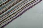 Handwoven Kilim 4.4 FT x 6.5 FT – Authentic Moroccan Wool Rug