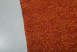 Large Orange Moroccan Rug - Handcrafted Wool Berber | 8.1 x 10.8 ft