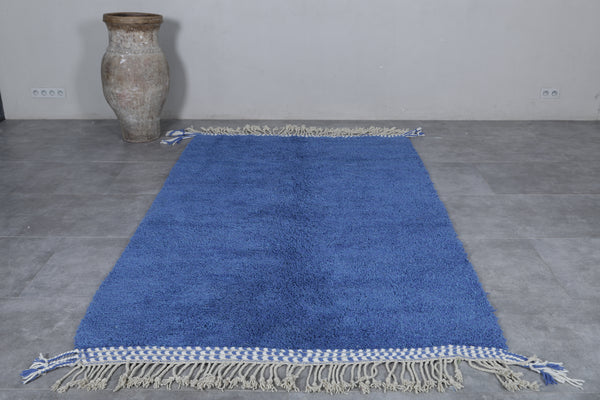 Blue handmade Moroccan rug – Custom sizes available