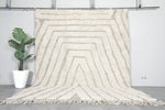 Handmade Moroccan Wool Rug | 8.5 FT X 10.4 FT with Geometric Design