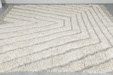 Handmade Moroccan Wool Rug | 8.5 FT X 10.4 FT with Geometric Design