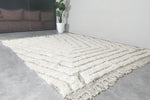 Handmade Moroccan Wool Rug | 8.5 FT X 10.4 FT with Geometric Design