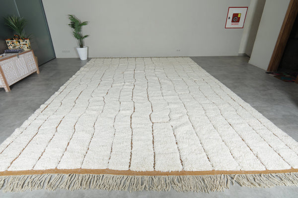 Minimalist wool rug  - Handmade Moroccan rug - Custom rug