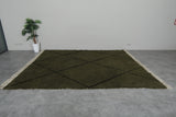 Large Green Moroccan Rug - Custom Wool Rug