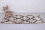 Moroccan berber rug 2.8 X 6.7 Feet