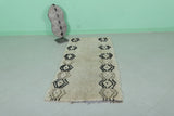 Moroccan runner rug 2.5 X 5.4 Feet