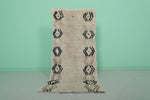 Moroccan runner rug 2.5 X 5.4 Feet