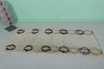 Moroccan runner rug 2.5 X 5.4 Feet