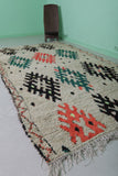 Vintage Berber Moroccan Area Rug - 5.3 FT X 10.3 FT | Handmade Tribal Decor