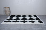 Moroccan Beni ourain rug 6.2 X 9.1 Feet