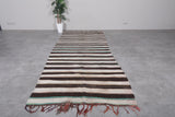 Long Moroccan Rug 4.5 FT x 11.2 FT – Handwoven Striped Design