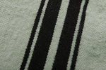 flatwoven berber moroccan carpet - 5.9 FT X 7.8 FT