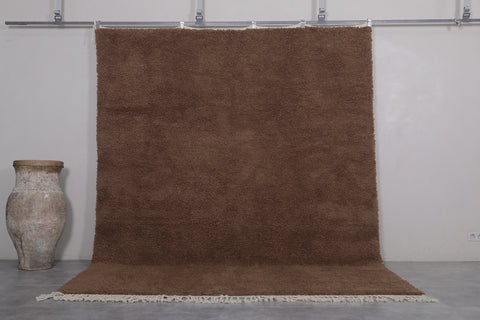 Classic Custom size Brown Moroccan Rug