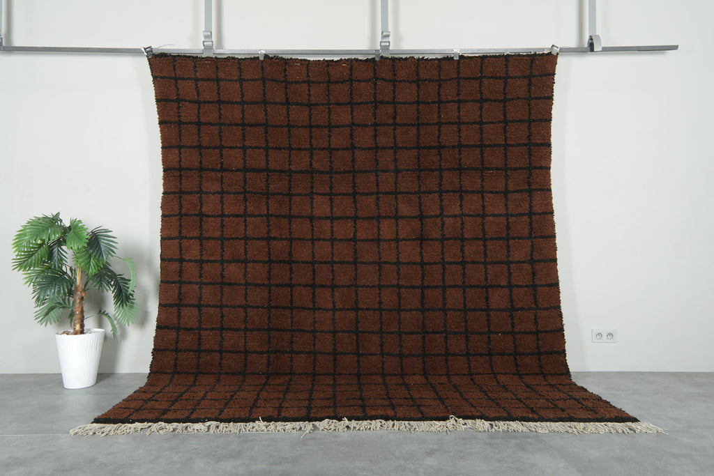 Handmade Morccan rug 8 FT x 9 FT